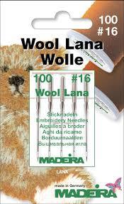 Madeira Wool Lana Machine Stickerei