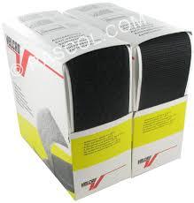 Velcro® Brand black adhesive 50 mm wide box 5 meters