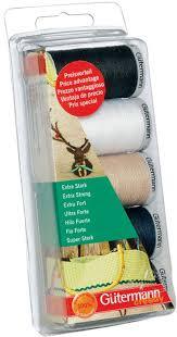 Set of 5 threads to sew Polyester Extra-Fort Gütermann