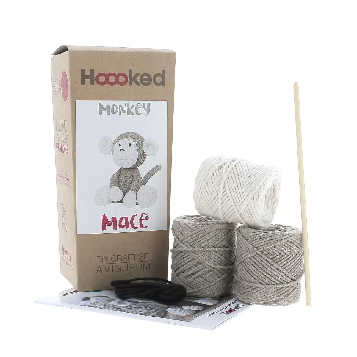 Crochet kit - Mace the monkey