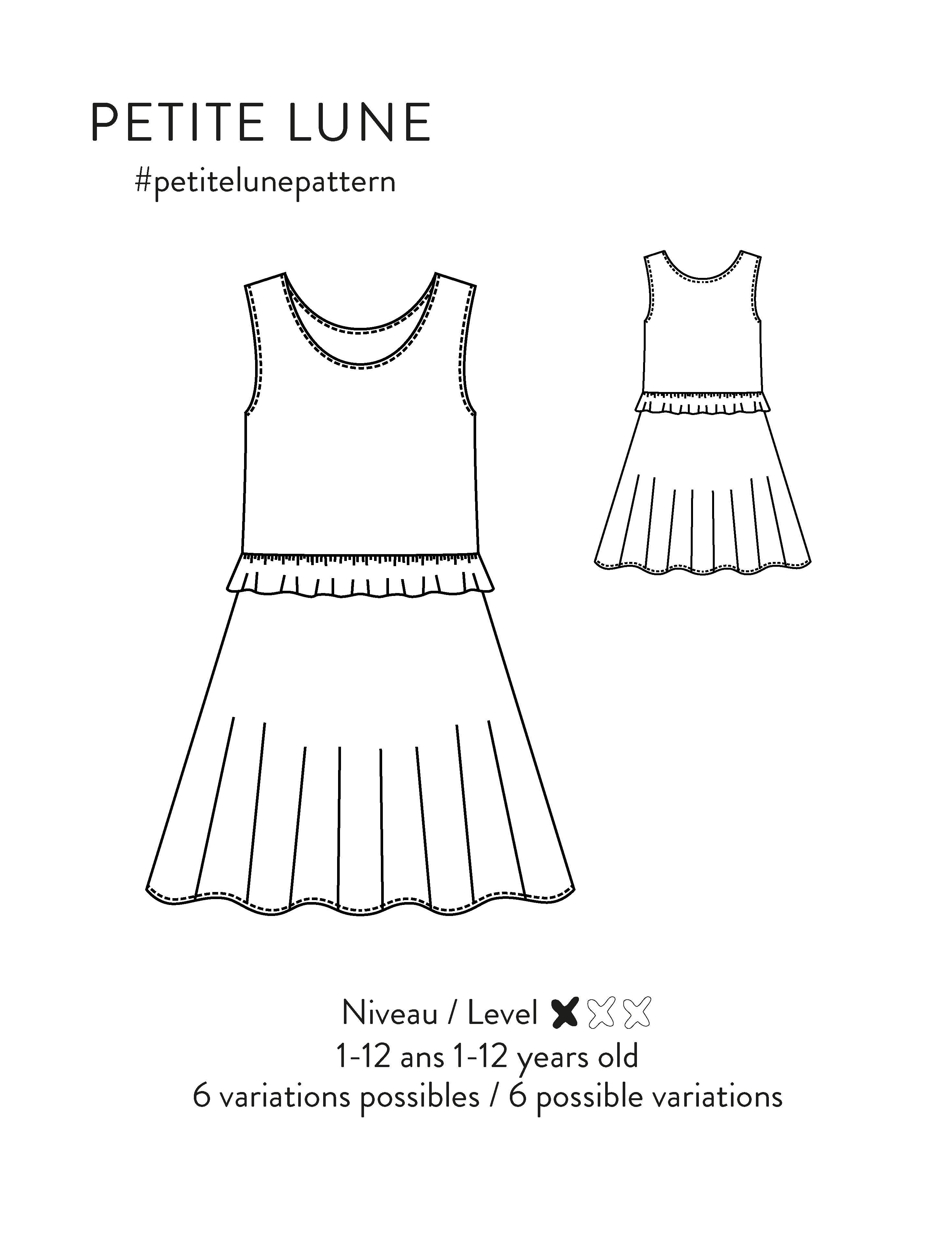 Small moon dress pattern - Scämmit workshop