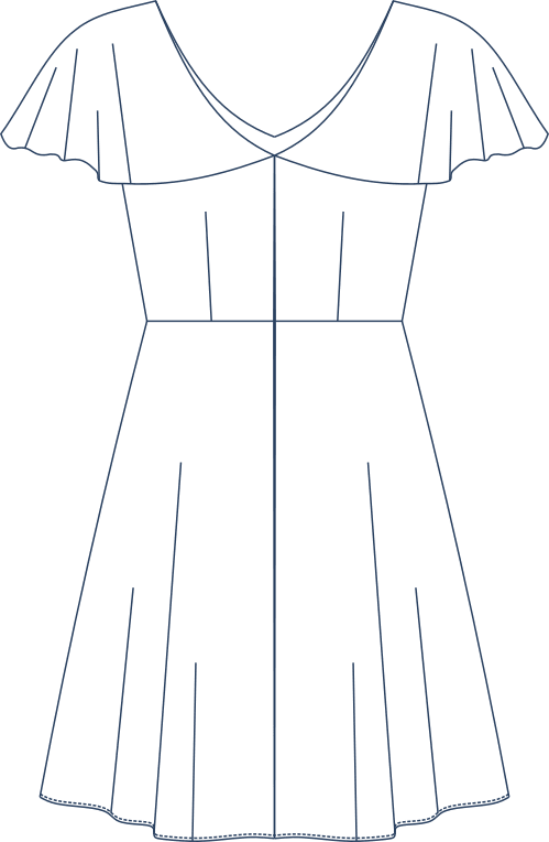 Dress pattern - Beautiful fields - Lise Tailor