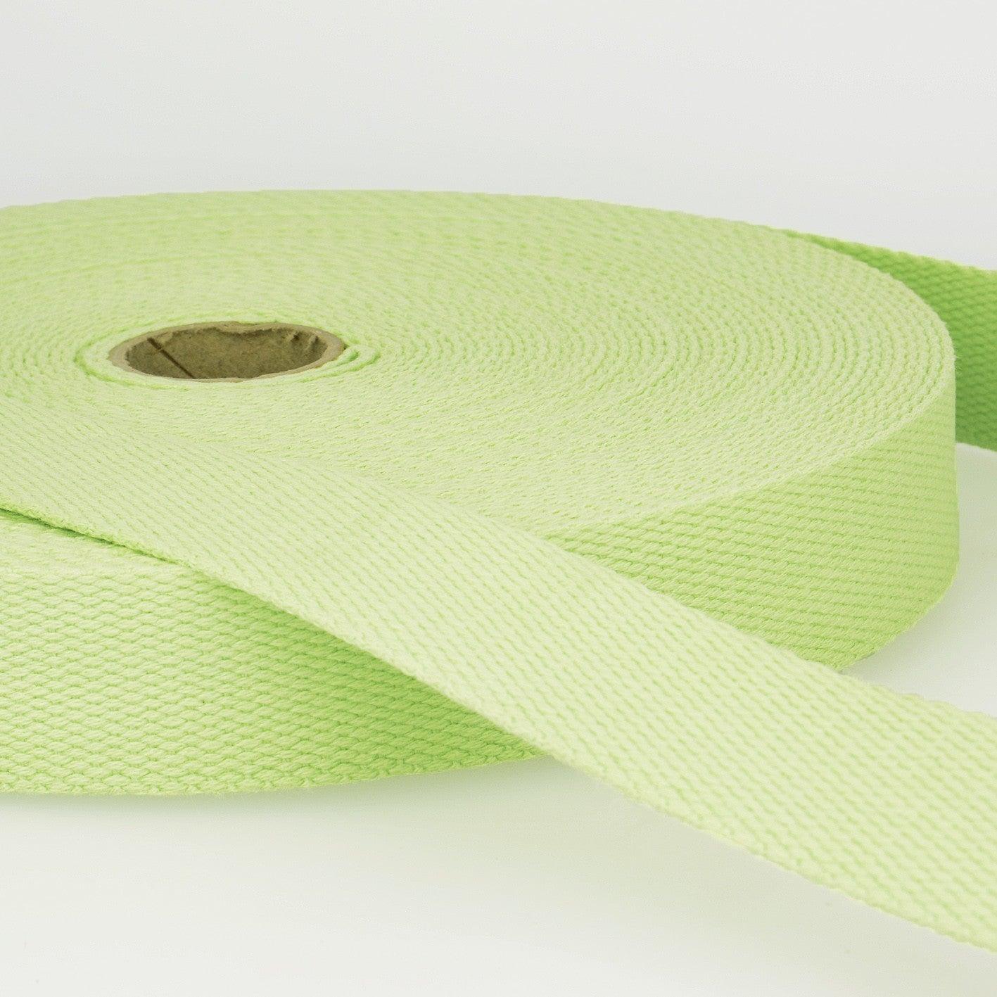 Cotton strap for bags - pale green