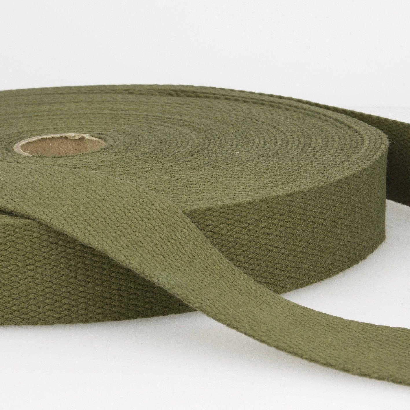 Cotton strap for bags - khaki