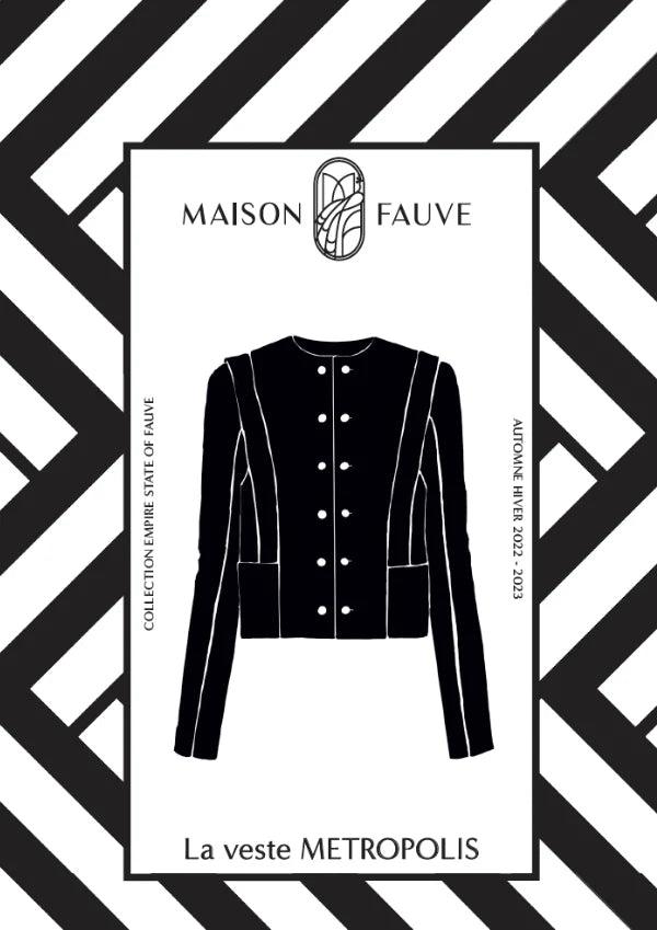 Patron de veste Metropolis - Maison Fauve